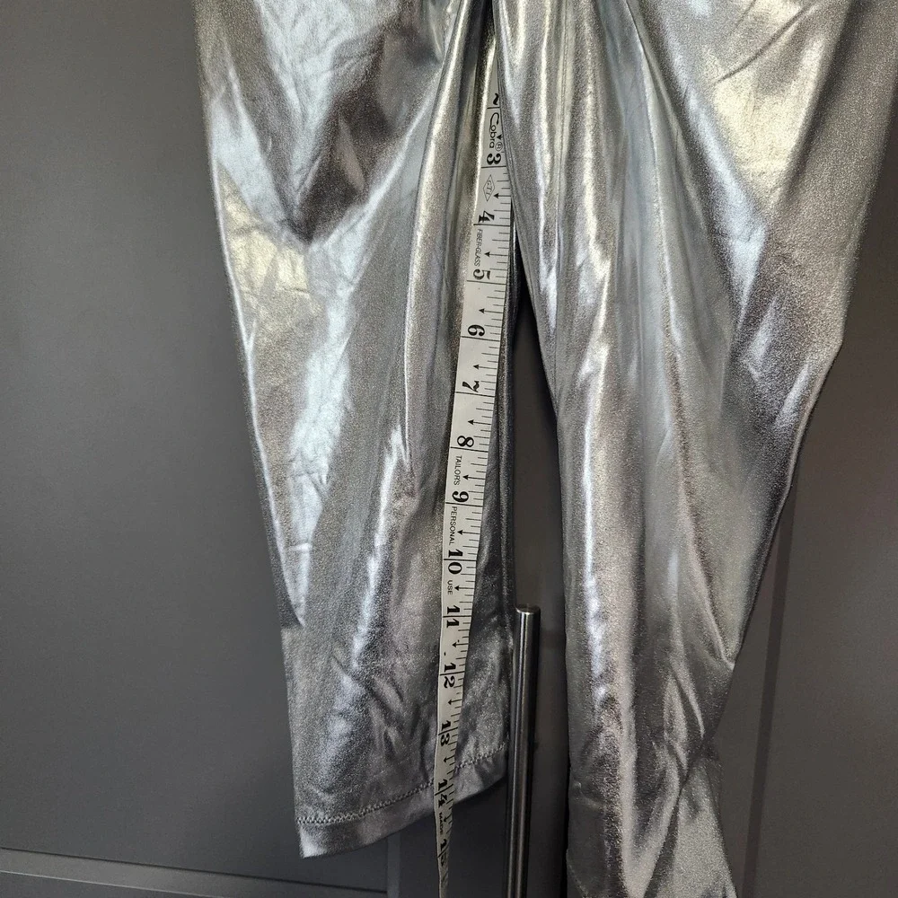 New SKIMS Metallic Swim V Waist Pant Nickel Size M NWT Medium Silver SO-PNT-2806